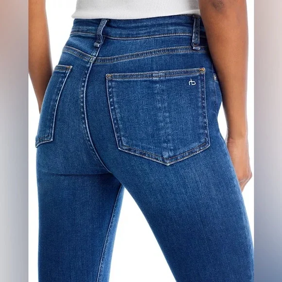 Rag & Bone Nina High Rise Ankle Skinny Jeans in Jasper Size 27 - Picture 3 of 12